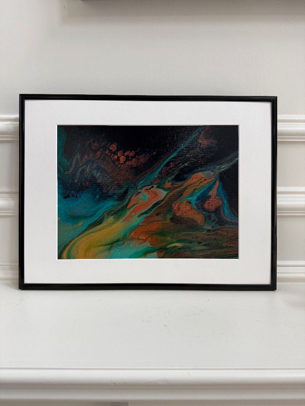 Framed Acrylic Painting on Canvas. 12x16